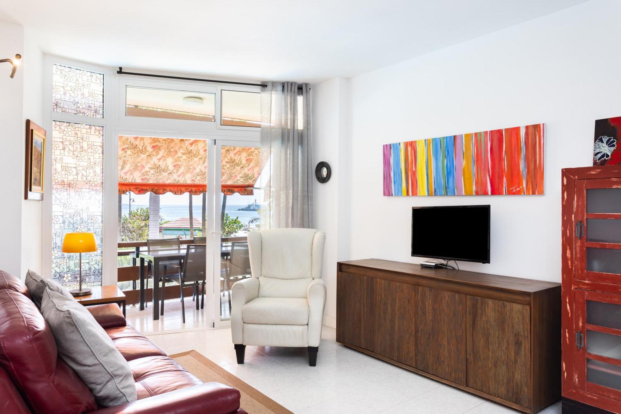 Classbnb - Seafront Apartment At Las Vistas Beach Arona  Εξωτερικό φωτογραφία